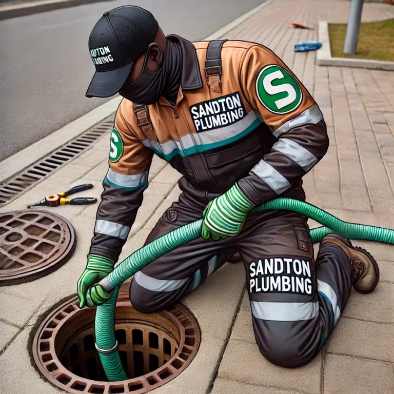 Sandton plumber on site for residential and commercial plumbing work
